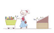 Vector: 野菜と別れ 野菜と別れ
