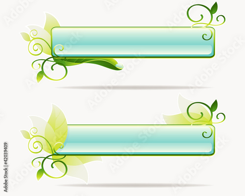 Vector: nature banner nature banner