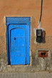 blue door