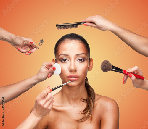 Photo: Glamour makeover for a beautiful woman Glamour makeover for a beautiful woman