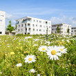 Wohnpark in der Stadt