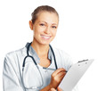 Smiling young doctor