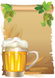 Vector: Retro beer background Retro beer background