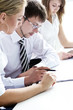 Group of businesspeople on meeting