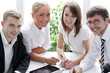 Group of businesspeople on meeting