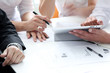 Details of working process at business meeting