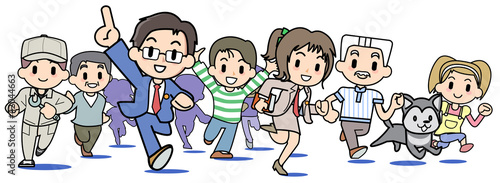 Illustration: Progress - A lawyer and person of the town Progress - A lawyer and person of the town