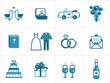 Wedding icon set for your products and projects