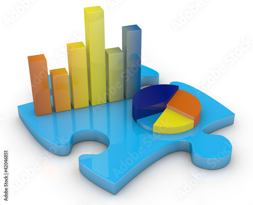 Illustrazione: concept of financial analysis concept of financial analysis