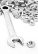 Wrench on nuts and bolts