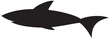 Black shark silhouette