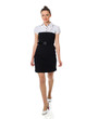 Standing businesswoman