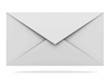 Mail envelope isolated on white background