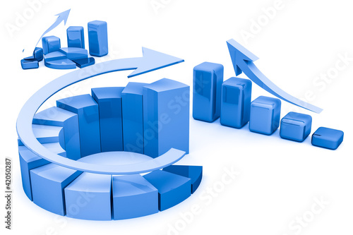 Ilustração: business finance chart, diagram, bar, graphic business finance chart, diagram, bar, graphic
