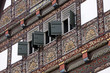 Fachwerkdetail in Lemgos Mittelstrasse
