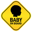 Baby on board sign