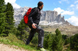 Wandern Sellajoch (Steinerne Stadt) Gröden, Südtirol