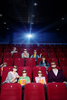 Photo: Projector light in the movie theater Projector light in the movie theater