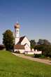 Dorf Kulisse Wiese Kirche Dorfkirche Kirchturm