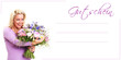 Gutschein DIN lang Blumen