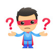 funny cartoon superhero
