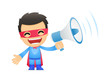 funny cartoon superhero