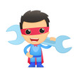 funny cartoon superhero