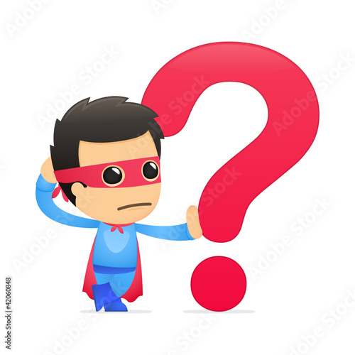 Vector: funny cartoon superhero funny cartoon superhero
