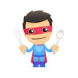 funny cartoon superhero