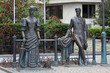 Anton Chekhov and Lady with dog - Monument in Yalta, Crimea