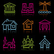line architectural icons