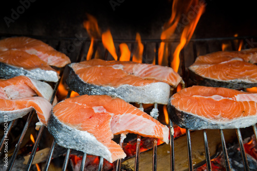 Photo: grilled salmon grilled salmon
