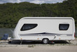 caravan at the rhine