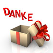 Danke Geschenk