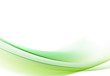 Gentle green fractal background