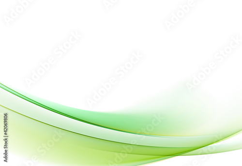 Illustration: Gentle green fractal background Gentle green fractal background