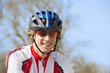 Happy Bicyclist In Sportswear