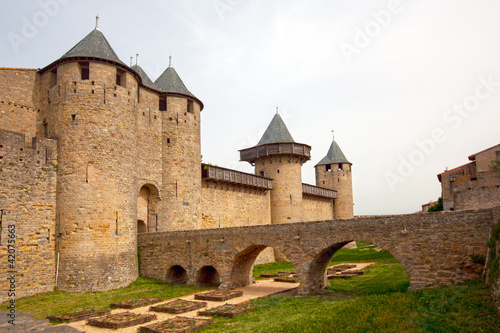 Foto: Medieval castle of Carcassonne Medieval castle of Carcassonne