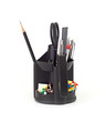 Set of office accessories. It is isolated on a white background