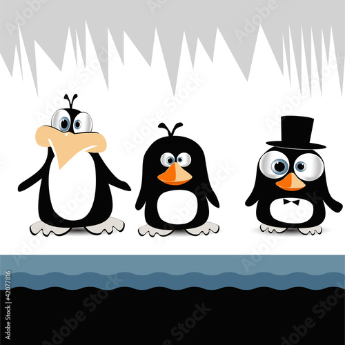 Vector: penguins penguins