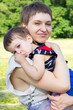Young mother with son