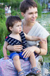 Young mother with son