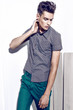 Sexy young elegant man