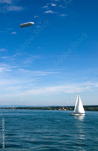 Photo: Segelboote am Bodensee Segelboote am Bodensee