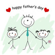 Father day greeting card