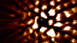 3D animation with rays effect - hexagon source