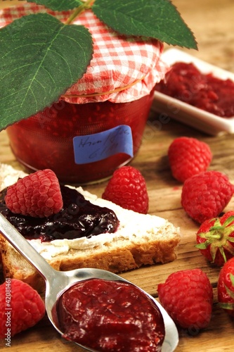 Foto: Himbeermarmelade Himbeermarmelade