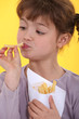 Girl eating Chips