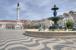 Rossio Square, Lisbon, Portugal.