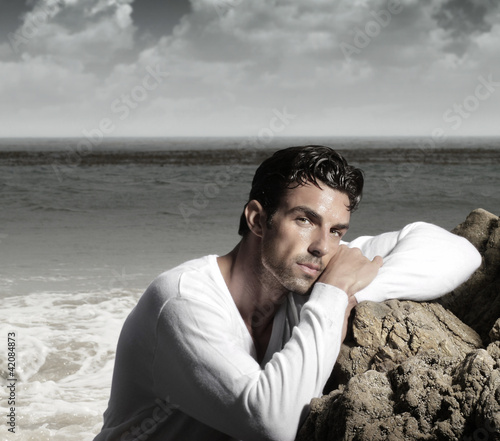 Photo: Handsome male model Handsome male model